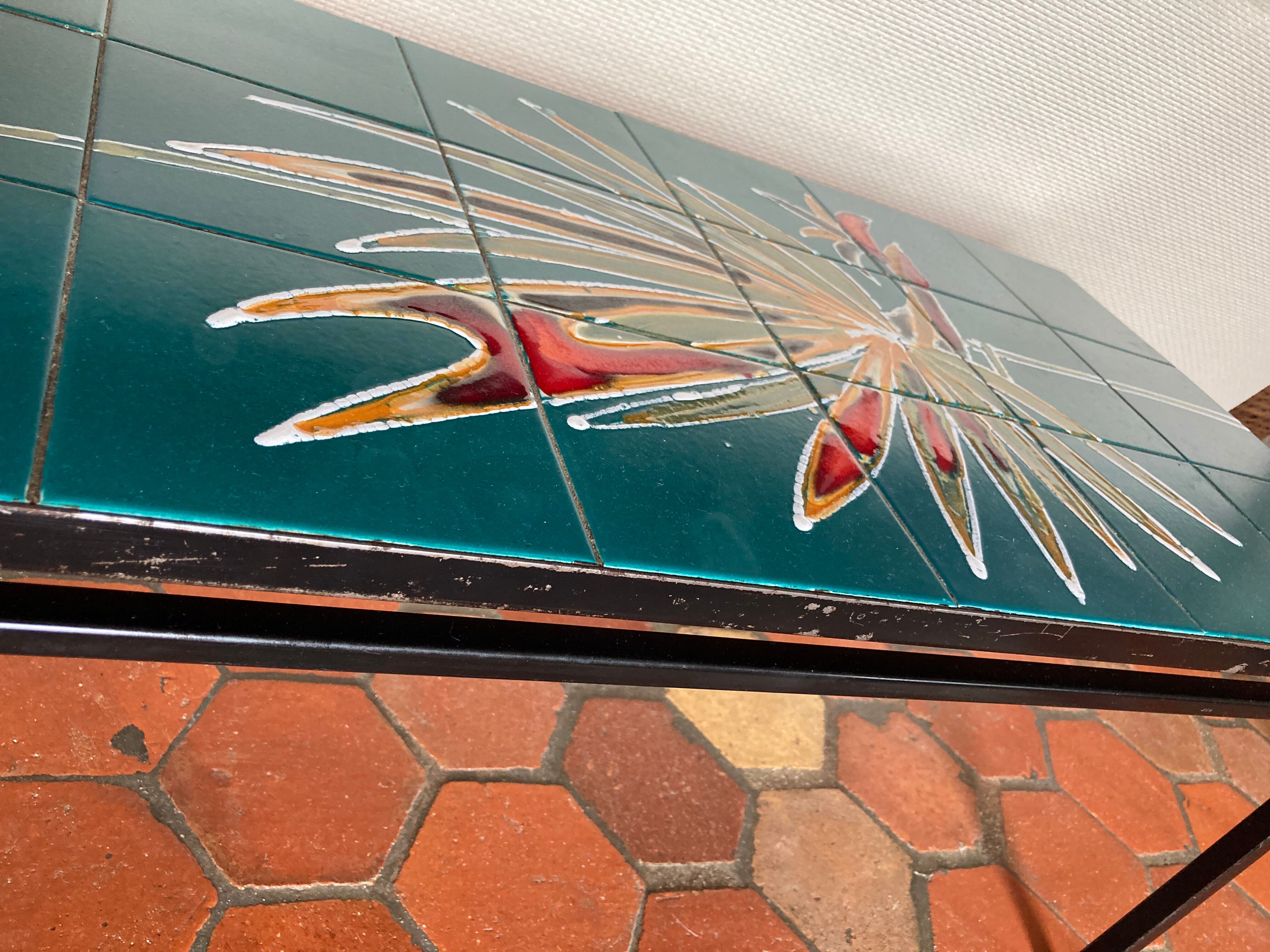 Vintage ceramic coffee table