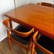 Table de salle à manger et ses 4 chaises , Denmark, 1960