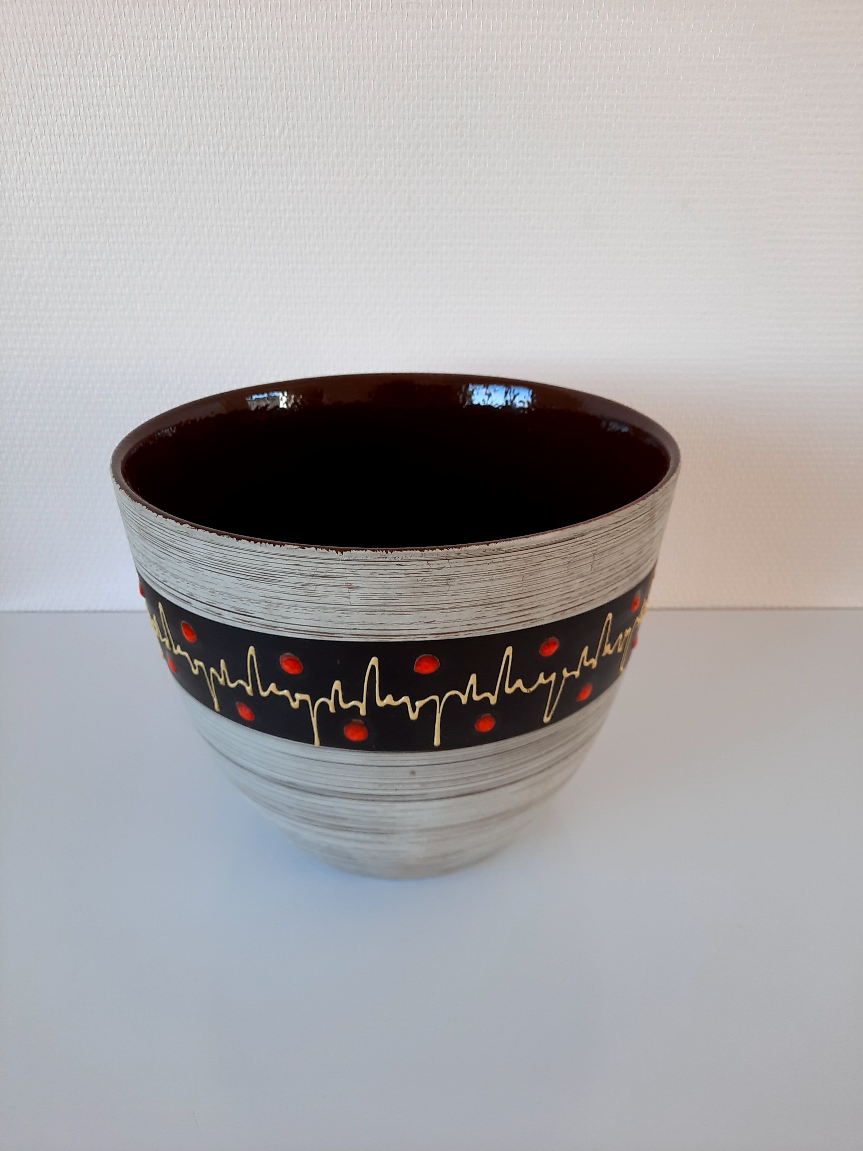 Cache pot west germany by carstens 60s