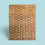 Barber's armchair in wood cannage and straw 1900