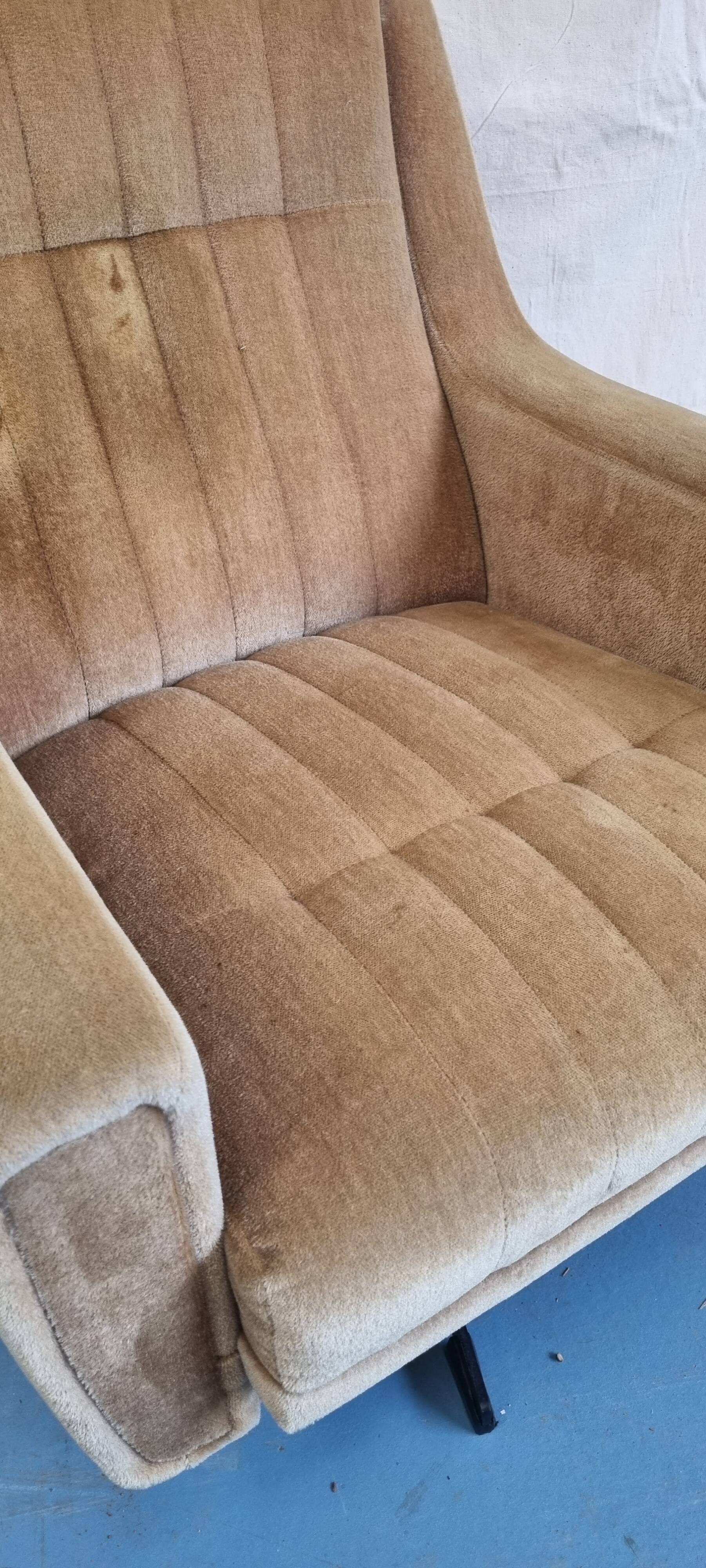 Fauteuil en velours
