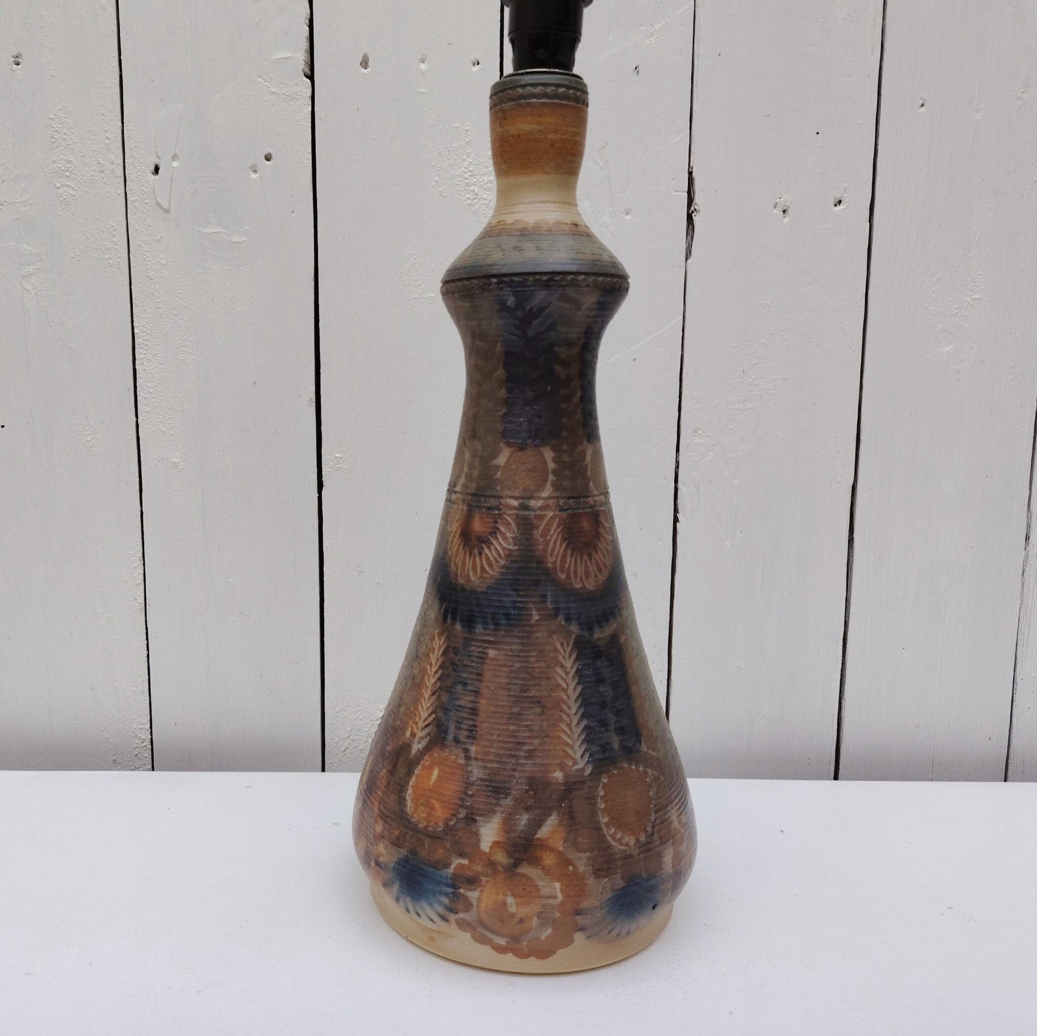 Ceramic lamp base, Jean-Claude Courjault, vintage