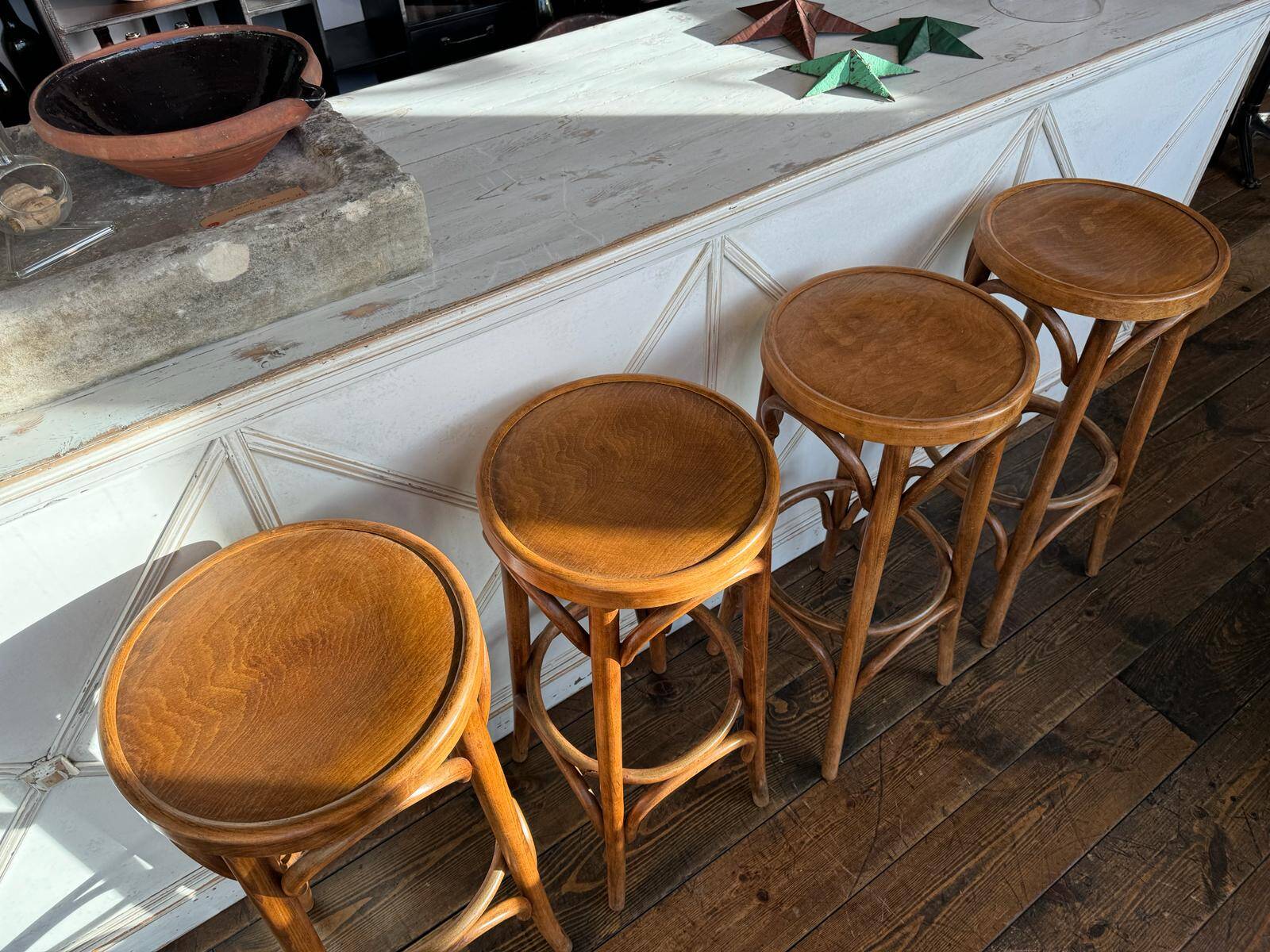 Ancien tabouret bistrot