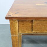 1930s Restored Antique Oak Table, Czechoslovakia