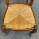 6 dining chairs in Louis XV style from the 1970s.