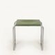 Restored Bauhaus Chromed Tubular Steel Stool from Slezak, 1930s