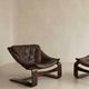 Fauteuil lounge scandinave Nelo Kroken mid-century