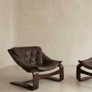 Scandinavian lounge chair Nelo Kroken mid-century