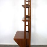 Vintage 1960s open shelf/bookcase/storage unit with 1 drawer, 3 shelves