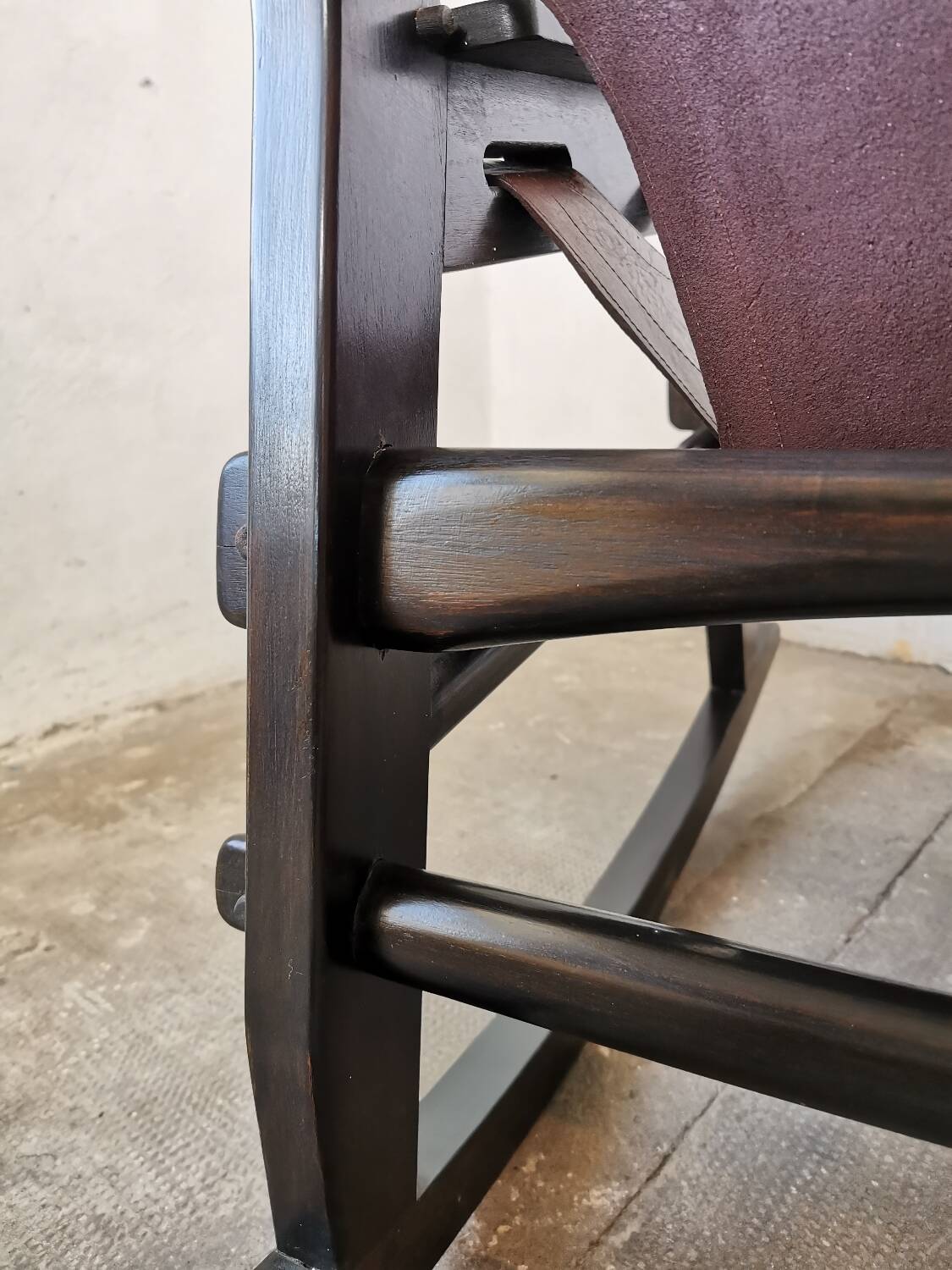 Brutalist rocking chair