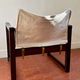 Safari armchair by Karin Mobring for IKEA 1970s in wood and canvas