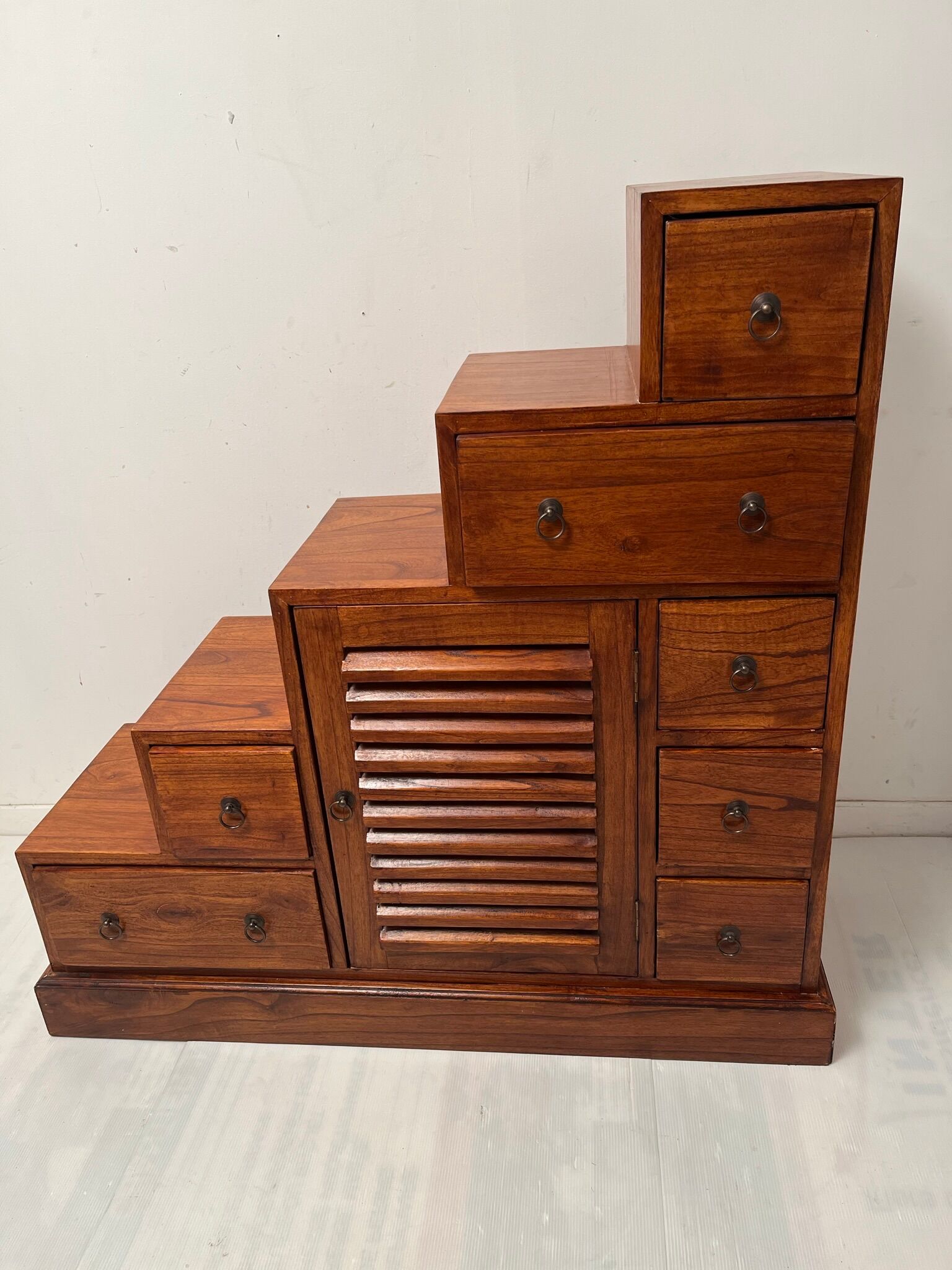 Staircase cabinet 1 door 7 drawers
