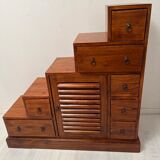 Staircase cabinet 1 door 7 drawers