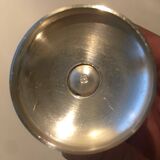 Silver-plated egg cup and tumbler set