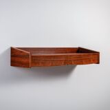 Rosewood wall console with two drawers