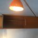 Sliding hanging shelf with lamp 50