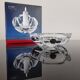 Vintage floriform candle holder "Lude" Cristal d'Arques