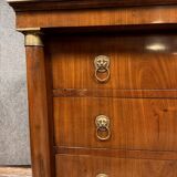 Empire period mahogany chest of drawers circa 1810