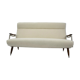 Canapé Danemark années 1960 bouclé beige