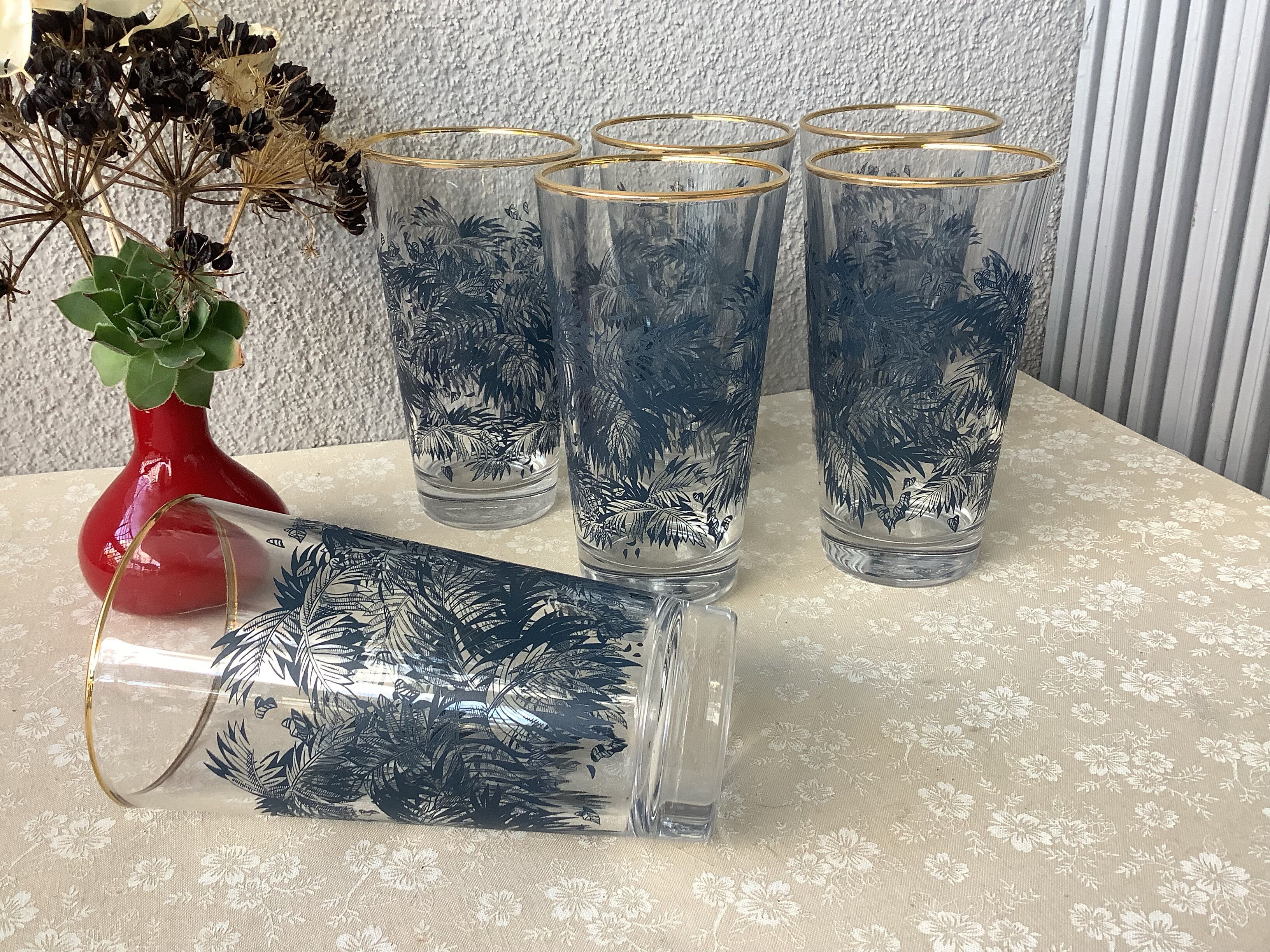 Exotic Bacardi Rum Cocktail Glasses