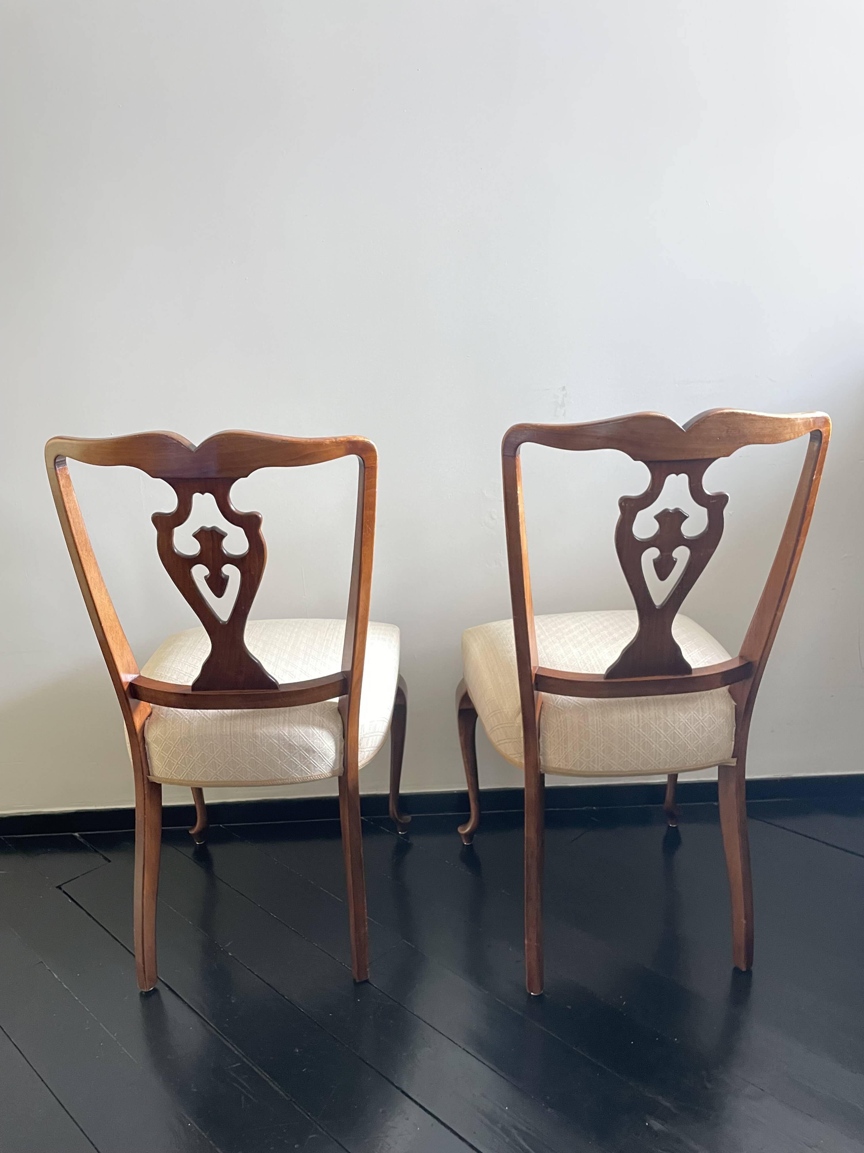 2 Chippendale chairs