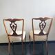 2 Chippendale chairs