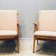 Paire de fauteuils Thonet vintage 1960