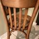 Old bistro chair with caned seat