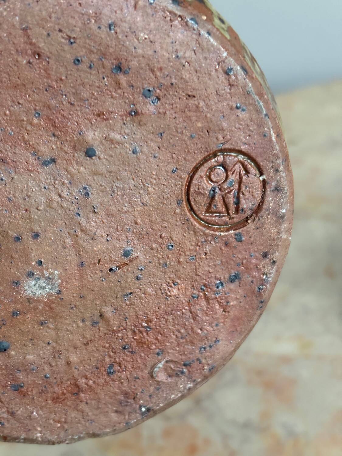 Pyrite stone jug