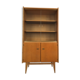 Bibliothèque vitrine pieds compas