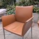 Paire de fauteuils Lia par Roberto Barbieri pour Zanotta — Cuir cognac