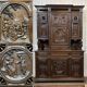 Buffet Breton 2 corps début XXème en châtaignier richement sculpté