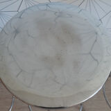 Series of 4 nuta chrome stools