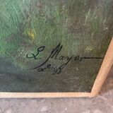 Pair of signed landscapes dated 1893