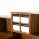 Silvio Coppola, for Bernini. Walnut enfilade with gradin. 1960s.