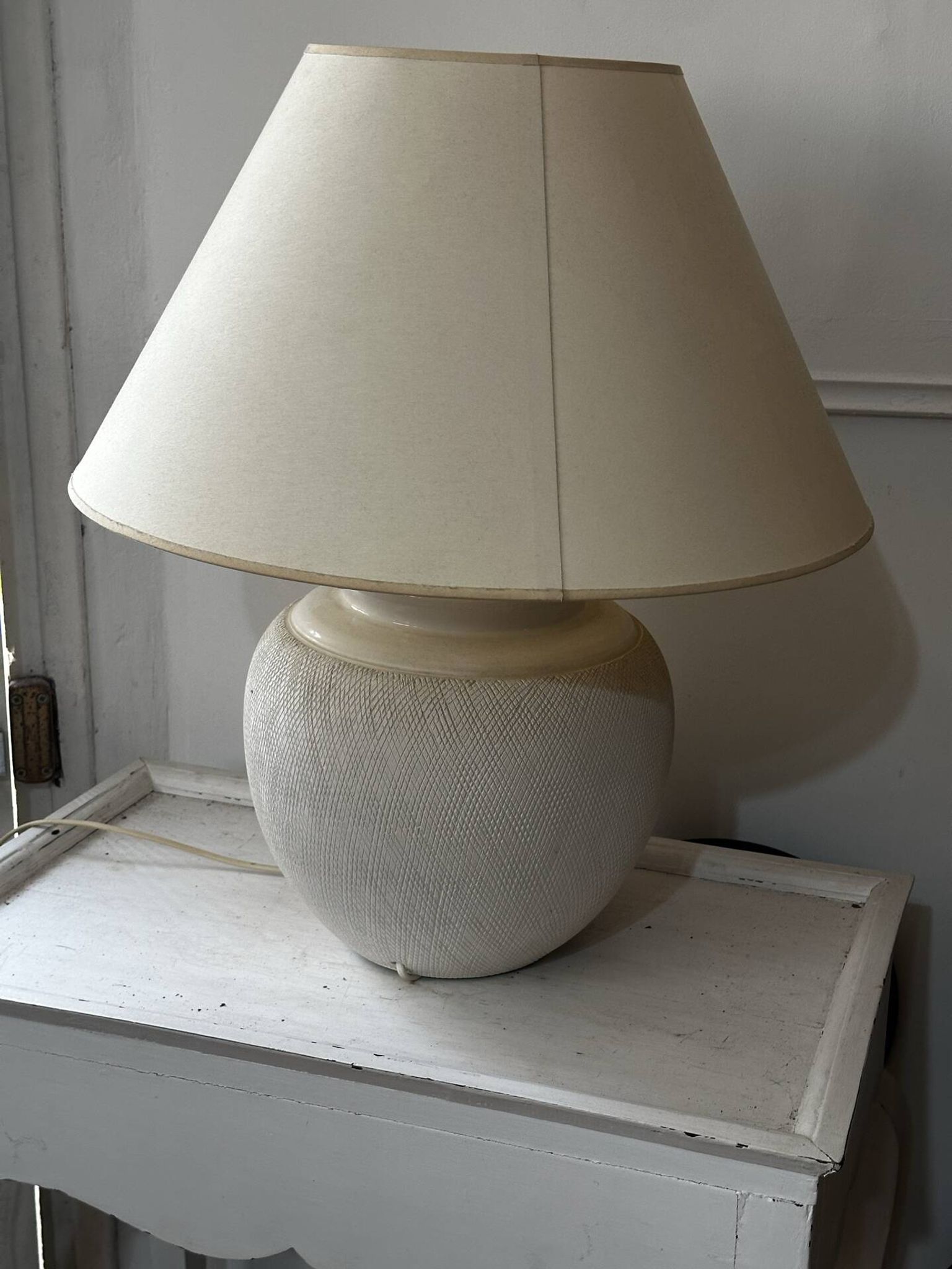 Ceramic lamp from the 80s