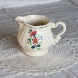 Vintage Sarreguemines “Amazonas” hand-painted milk jug