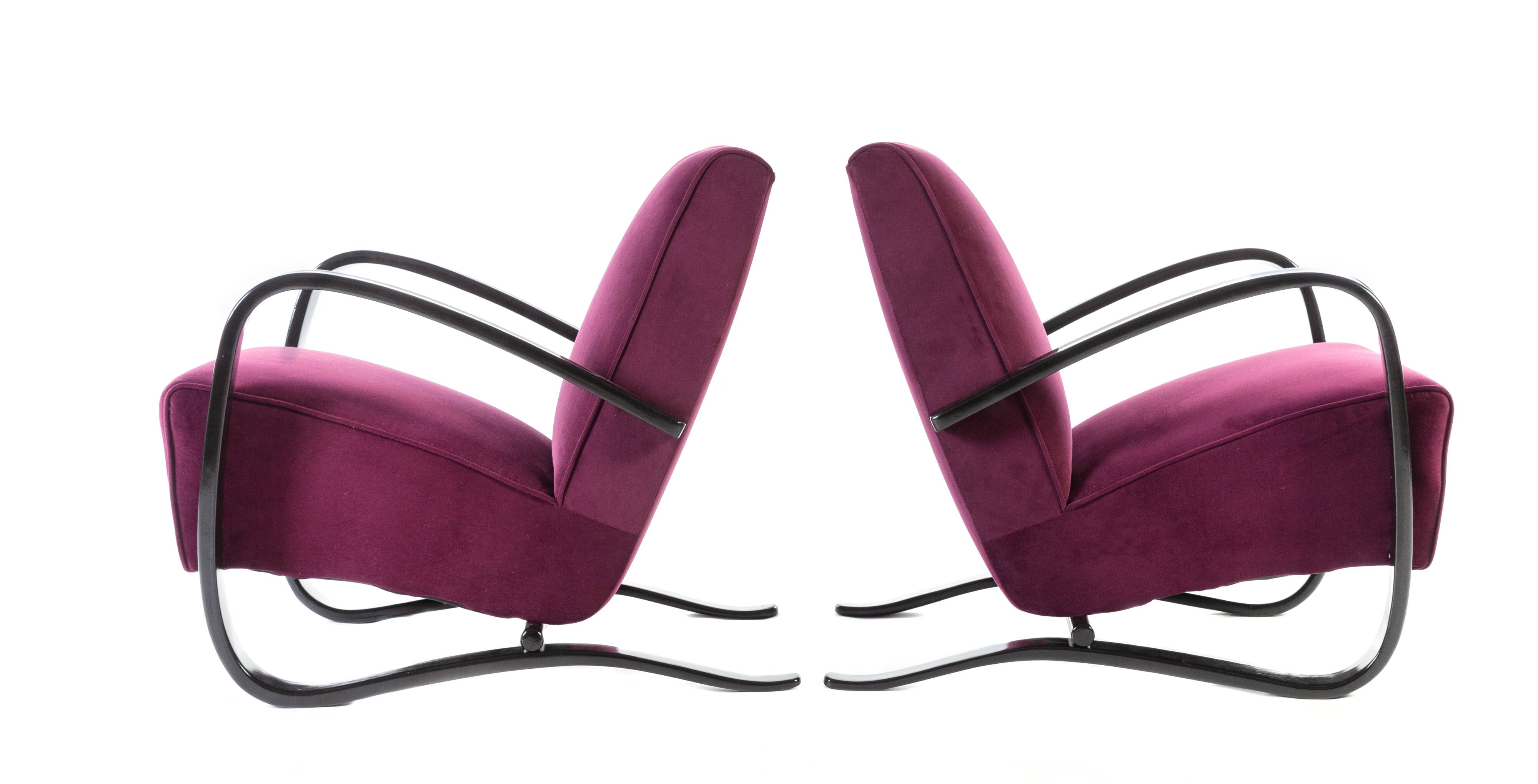 H-269 Halabala Airmchairs