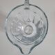 Thick glass pitcher