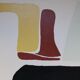 Abstrait minimaliste doux sur toile