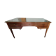 Bureau style notaire bois et cuir
