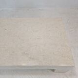 Fossil stone coffee table, 1980s