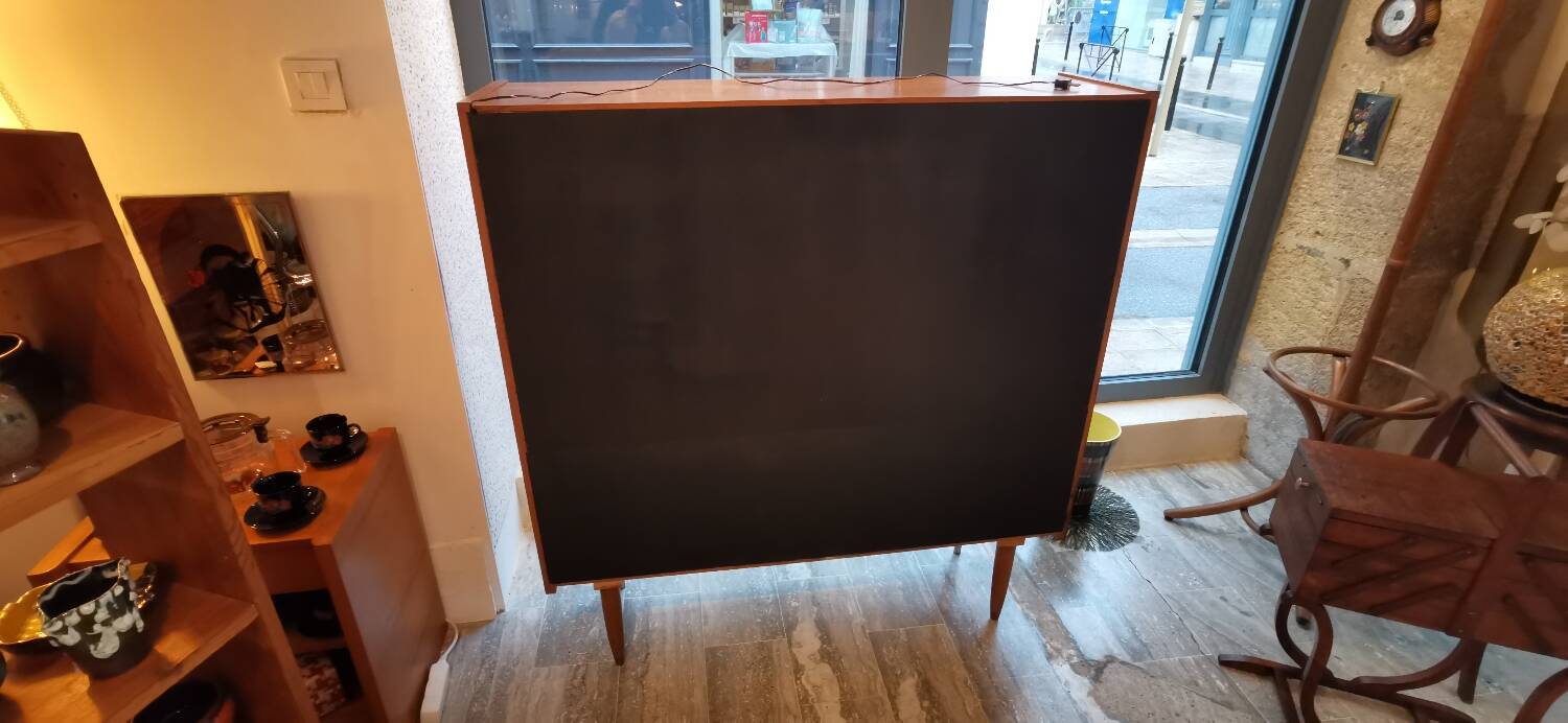 Meuble vitrine en teck