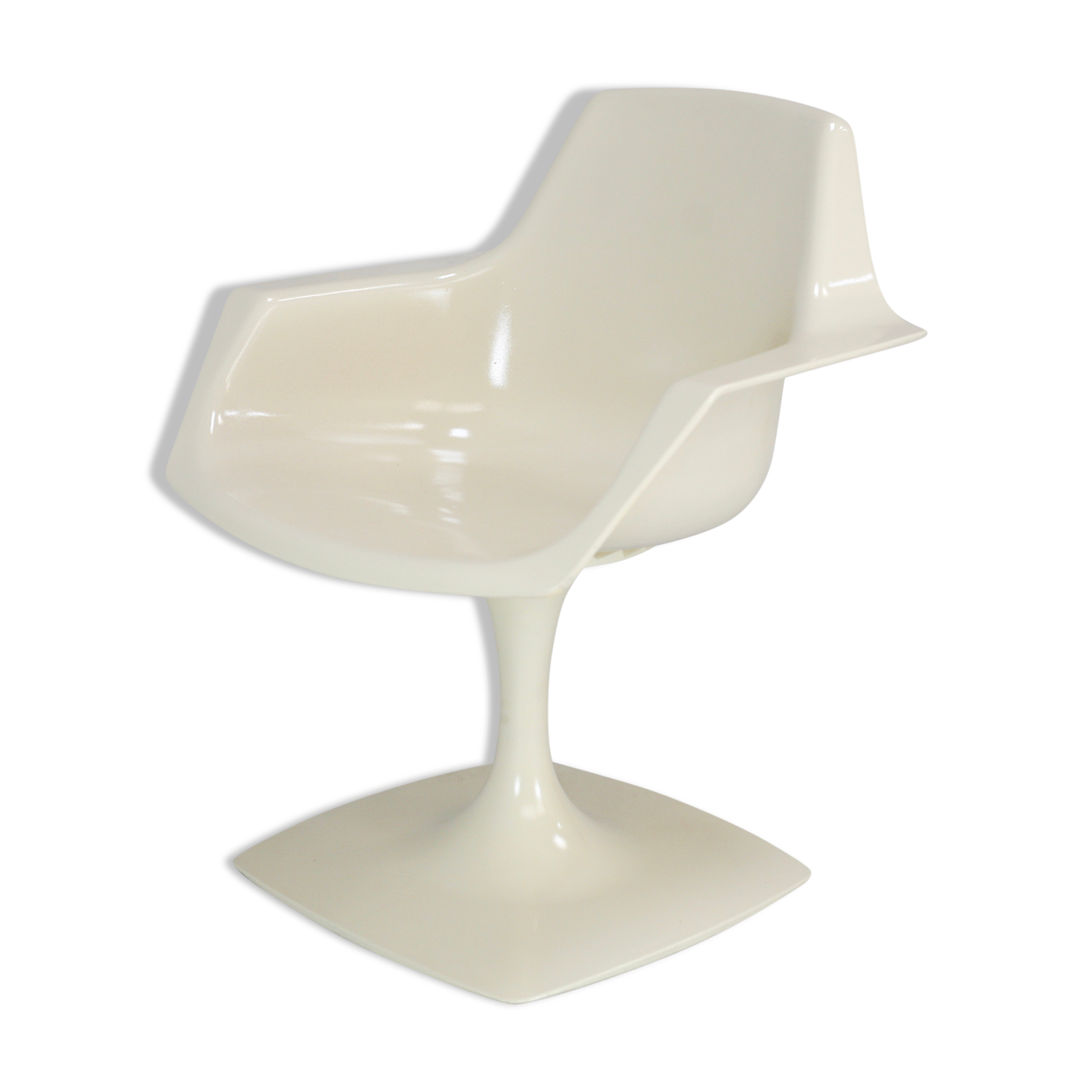 Armchair by Orlowski, resin, France, cira 1970, Stamp.