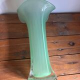Thick glass vase
