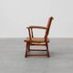 Leather and oak Armchair by Theo Ruth for Artifort, The Netherlands 1940s