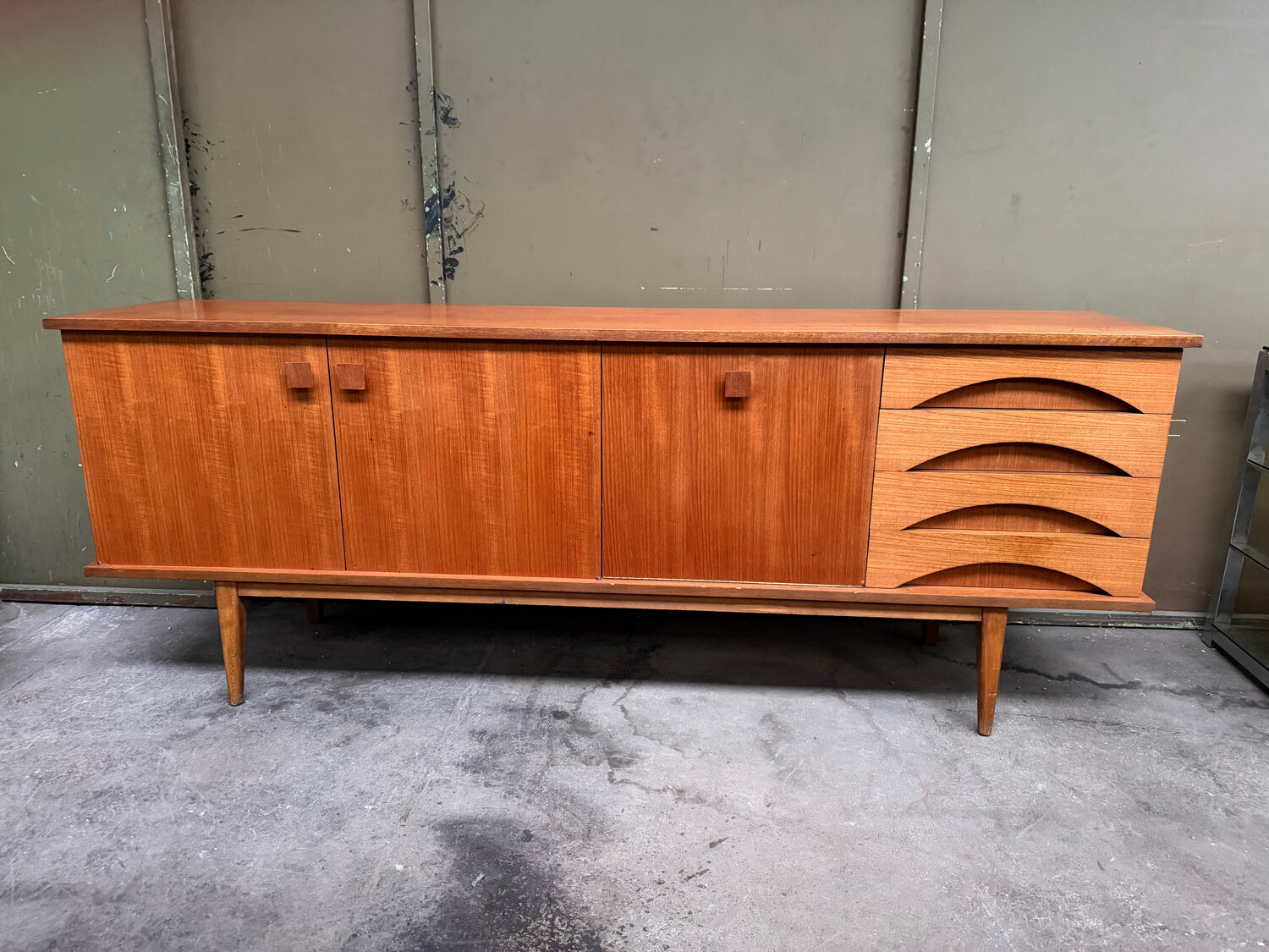 Scandinavian teak sideboard