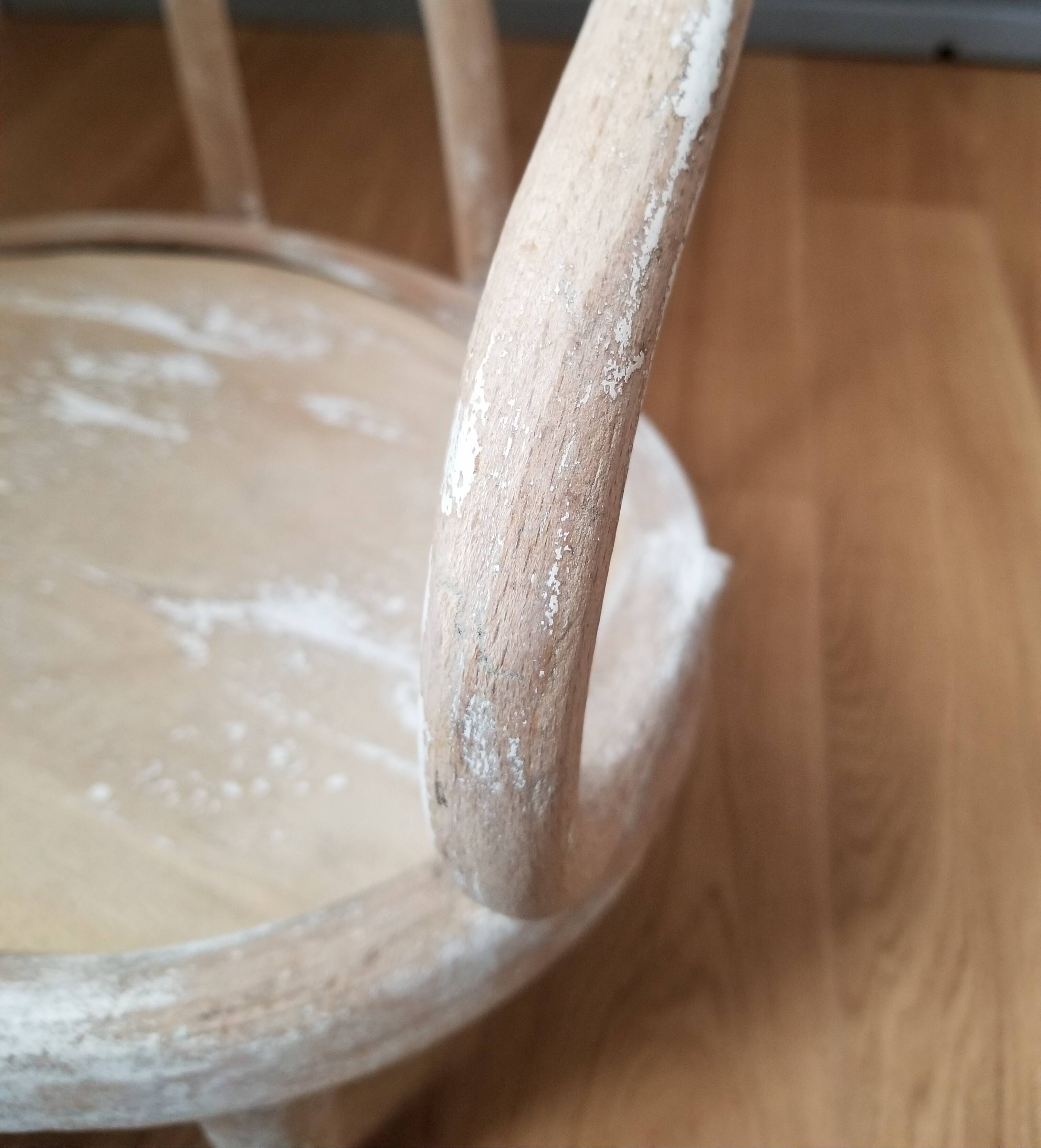 Wooden child armchair