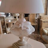 Lamp style fruit basket and lampshade