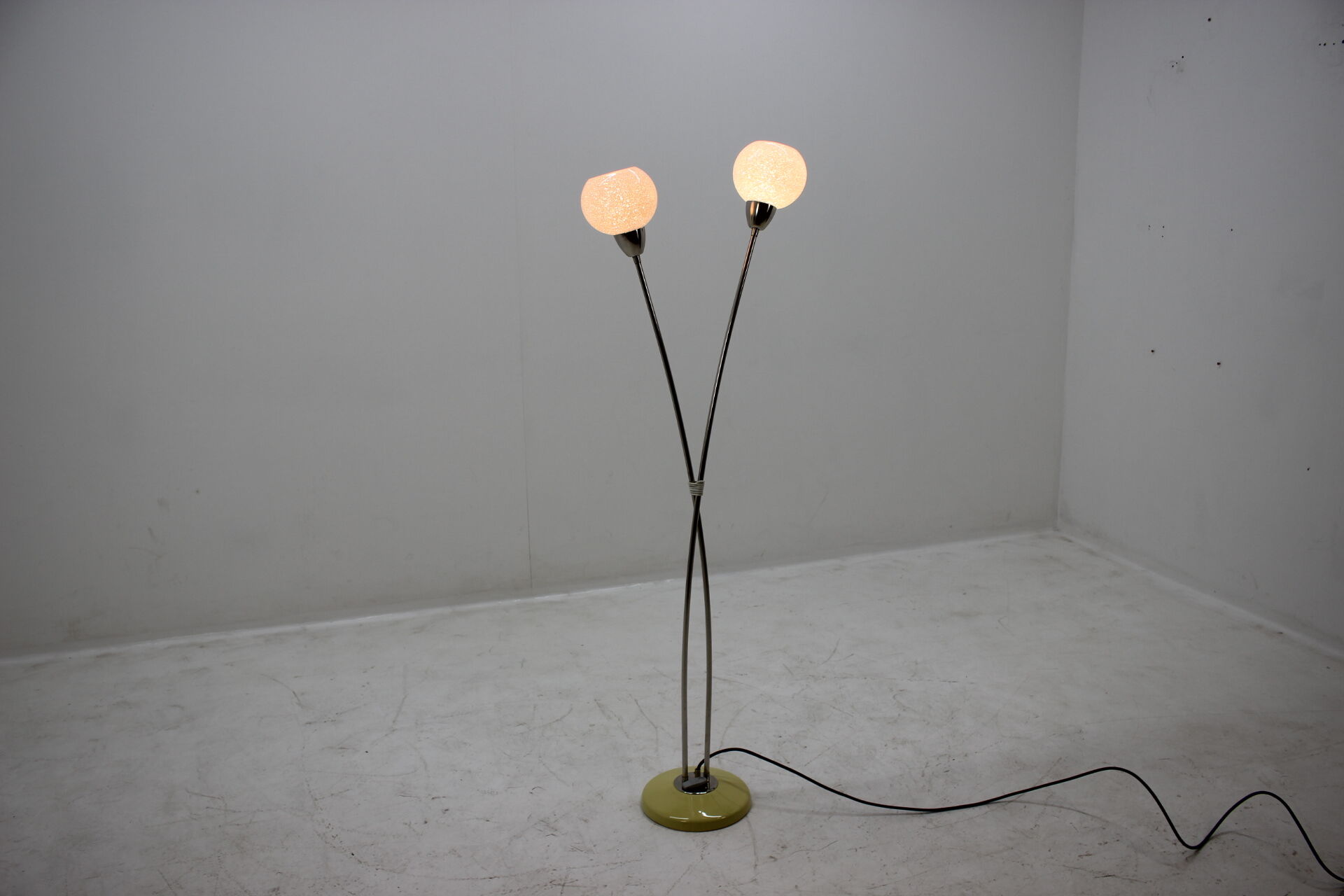 Vintage floor lamp by Kamenický Šenov, Czechoslovakia, 1950s